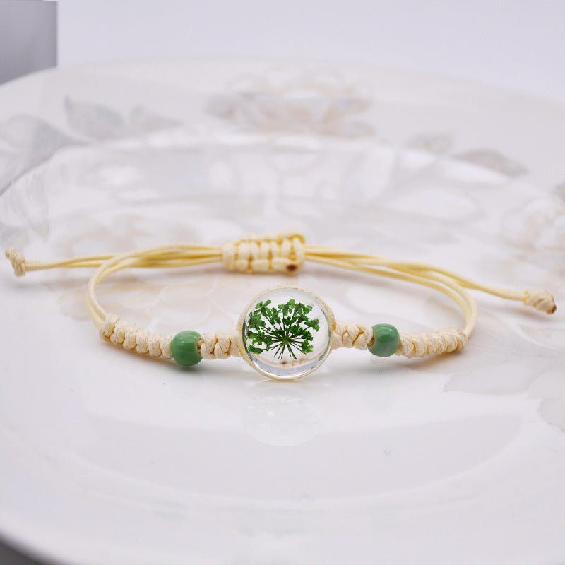Wholesale Handmade Hemp Cotton Woven Bracelet